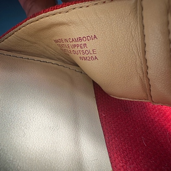 NEW Womens Michael Kors Janet Wedges Red - Picture 10 of 10